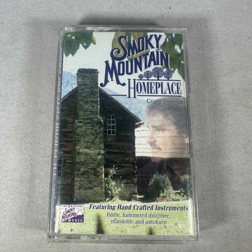 Smoky Mountain Homeplace Craig Duncan Cassette 1992 Traditional Folk Music Tape